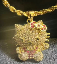 Bling’d KTTY Rope Necklace