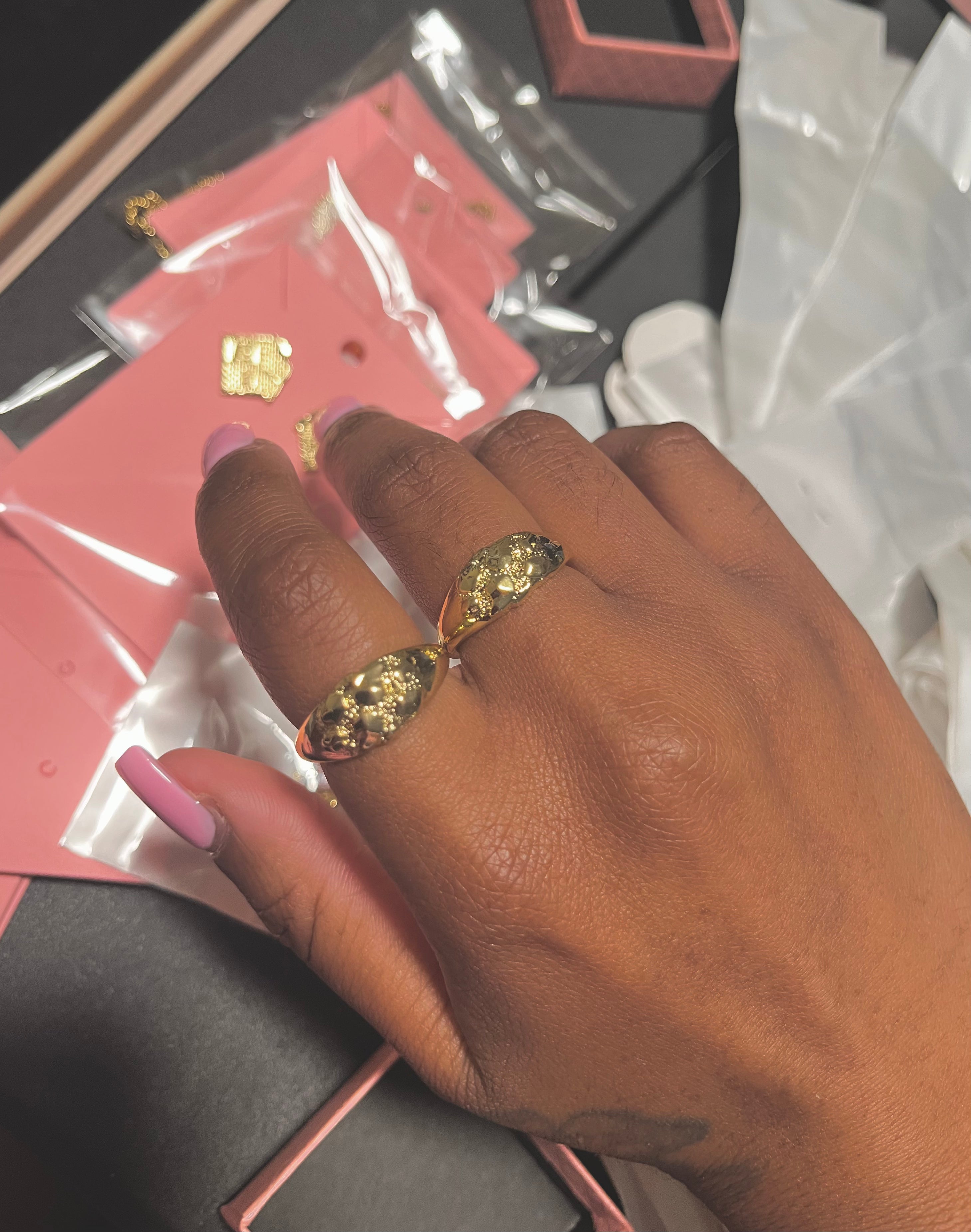 Golden Nugget Ring