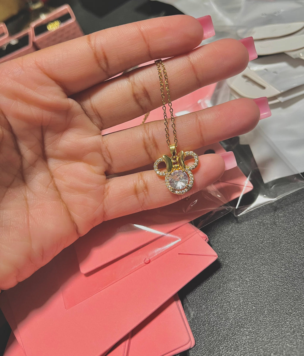 Princess Bow Necklace