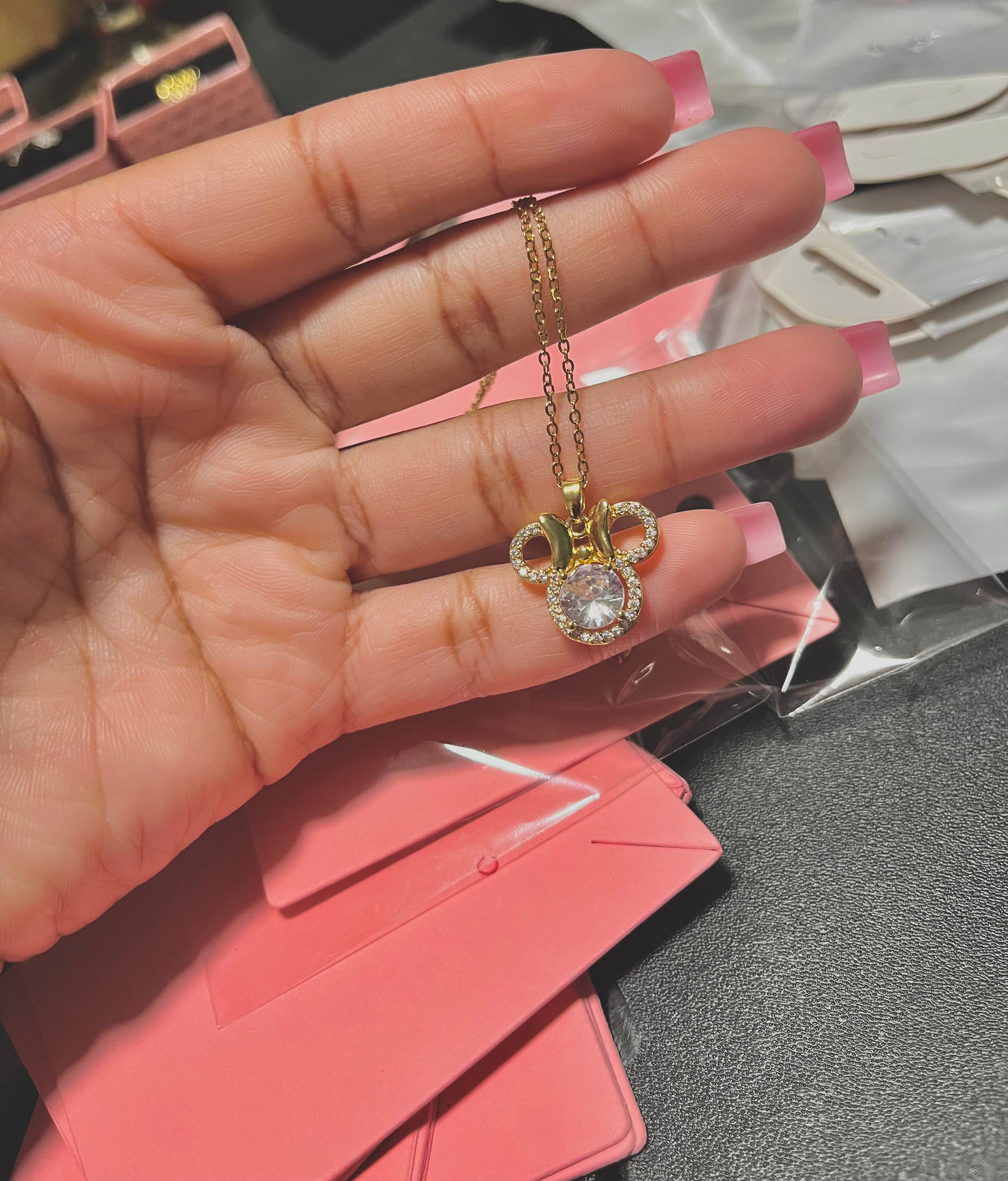 Princess Bow Necklace
