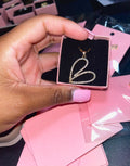 Halo Heart Necklace