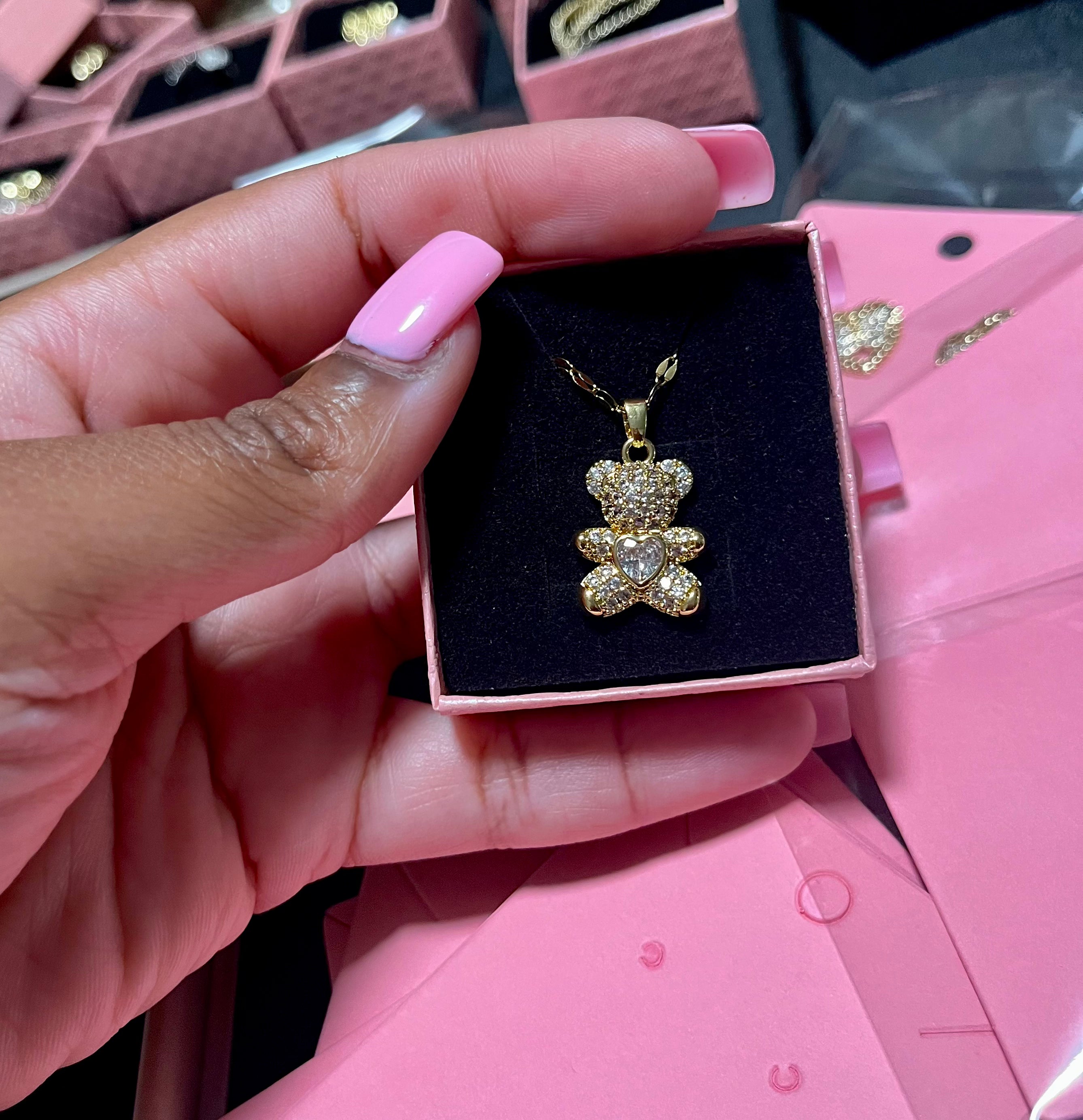 Bling’d Bear Necklace