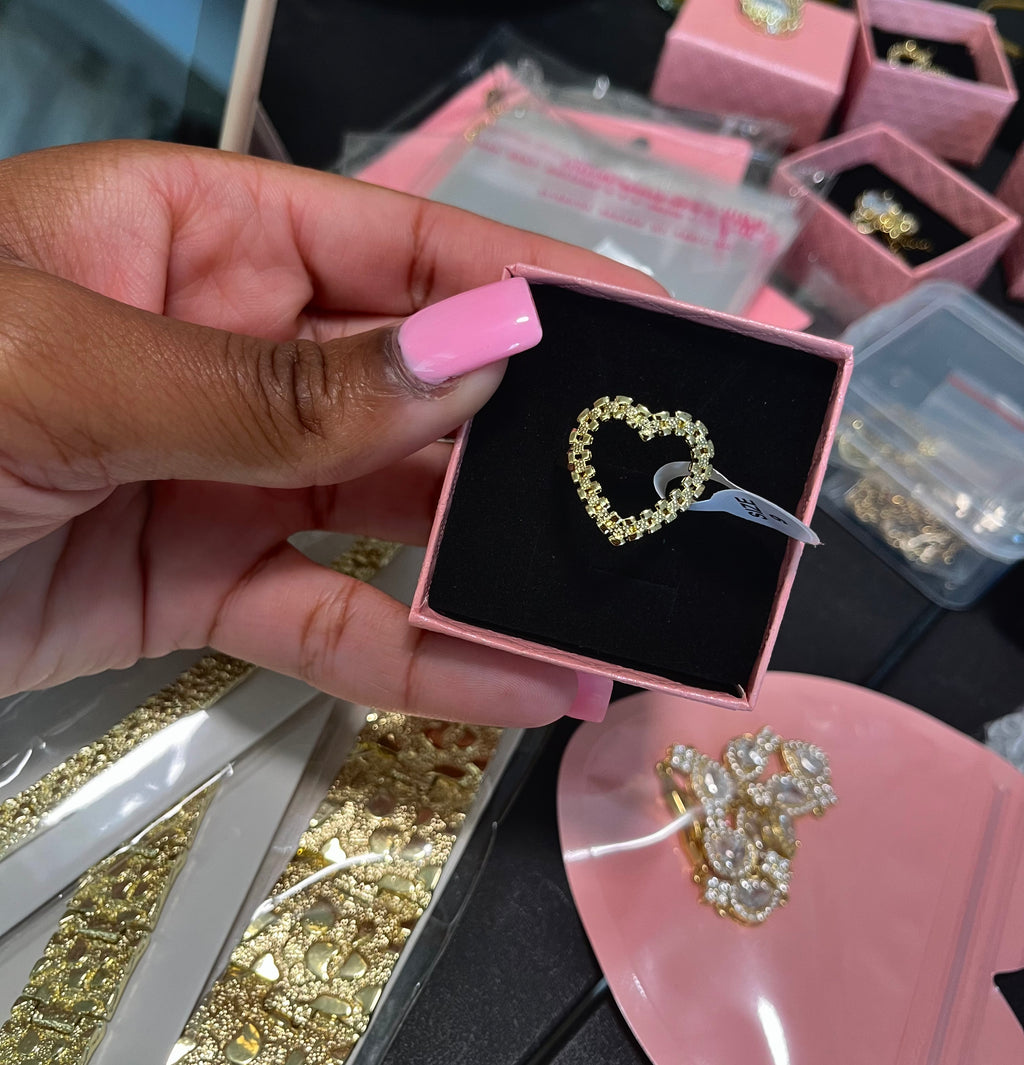 Rolex Open Heart Ring